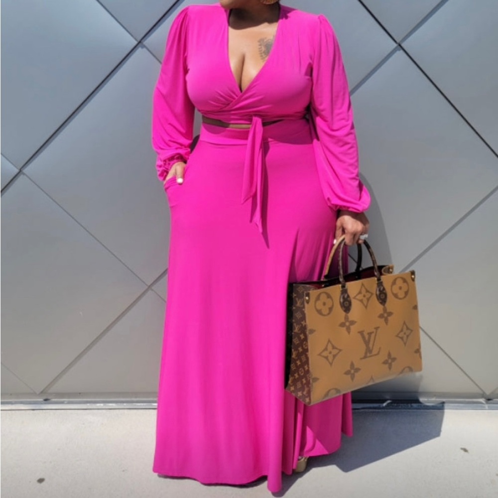 Womens plus size 2 piece set